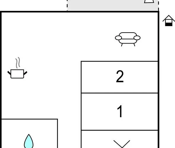 Nyaraló Awesome In With Wifi Meschede